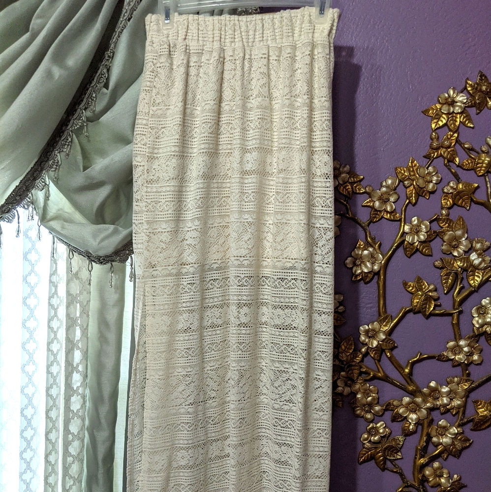 Maurice's Long Cream skirt